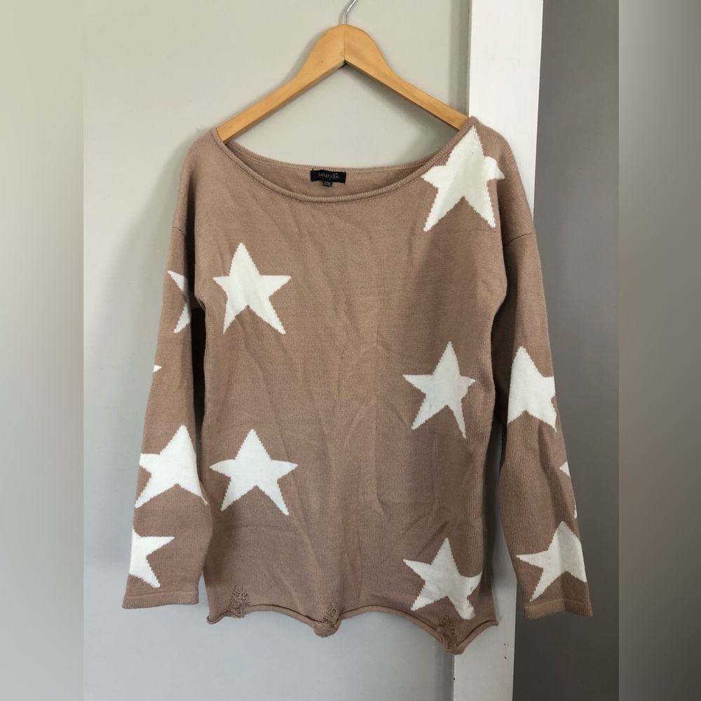 Distressed Amaryllis Star Sweater.
Never been worn
